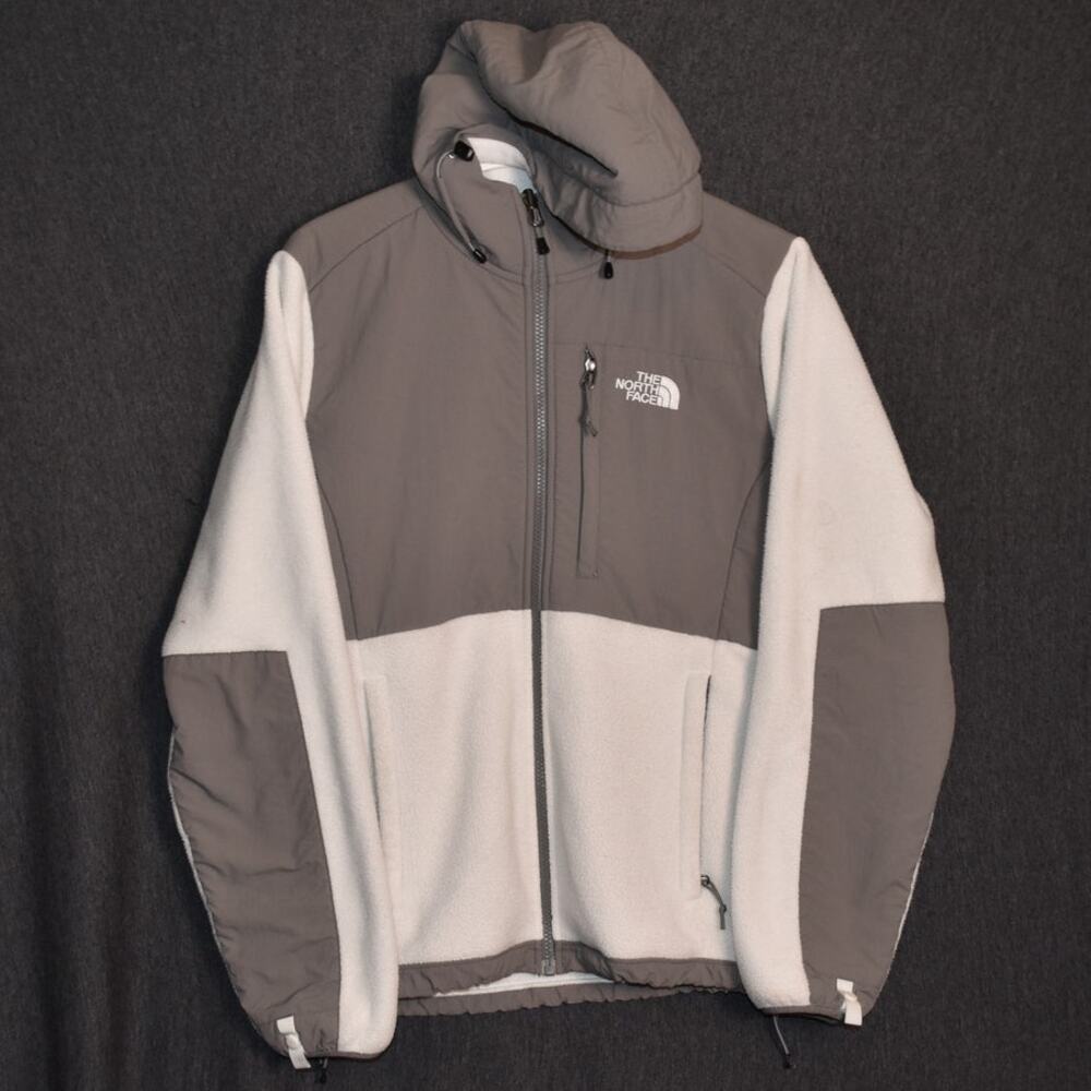 The North Face Women's Medium Denali Hooded Jacket PolarTec Full Zip